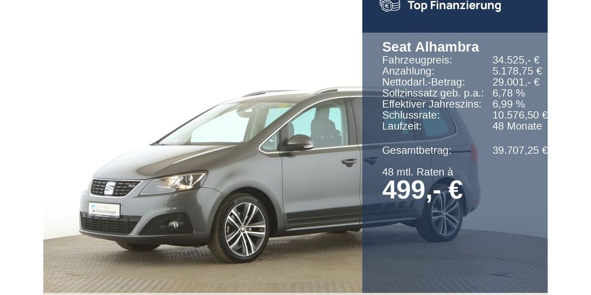 Seat Alhambra 50.038 km 34.525 &euro; Wedel 22880