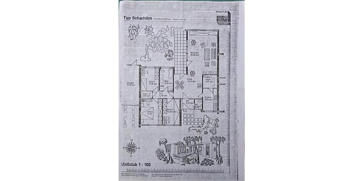 Reihenhaus Winsen (Luhe) - 5 Zimmer, 127 m&sup2;, 395.000&euro; | Angebot:26795800