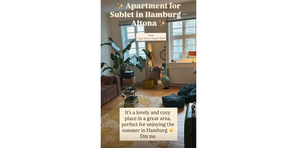 Erdgeschoßwohnung Hamburg Ottensen - 2 Zimmer, 49 m&sup2;, 1.150&euro; | Angebot:26022862