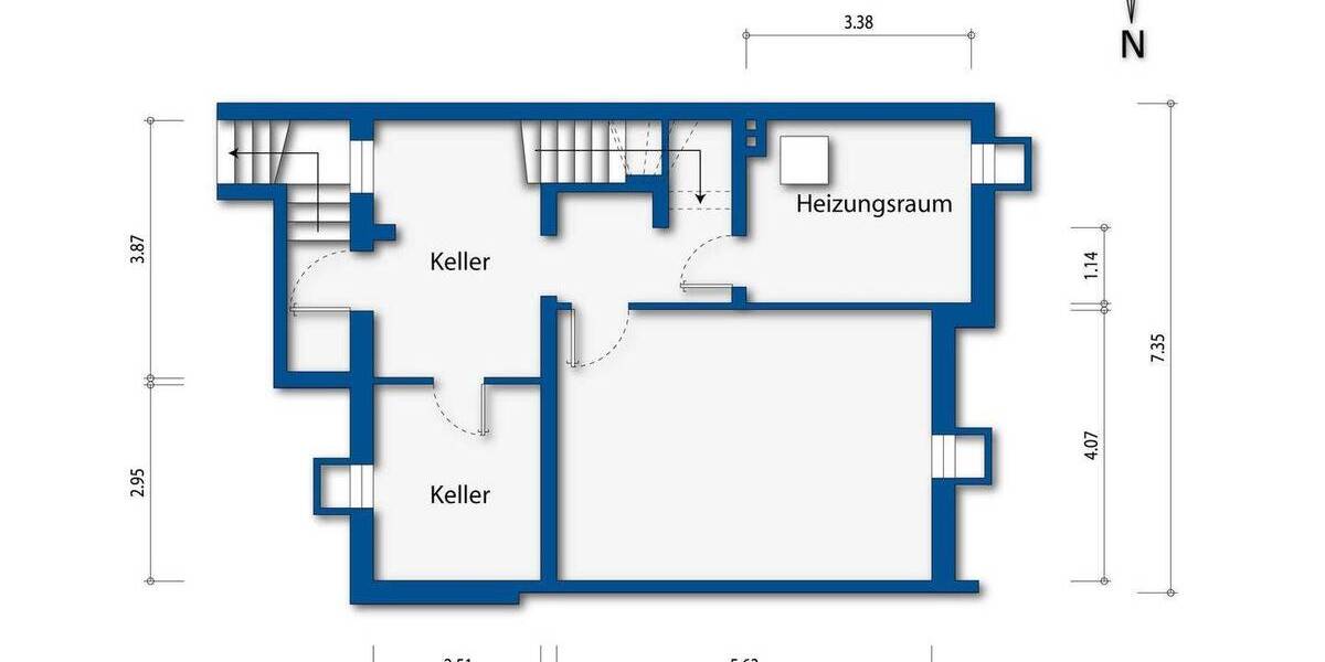 Reihenmittelhaus Hamburg Volksdorf - 4 Zimmer, 104 m&sup2;, 590.000&euro; | Angebot:26066531
