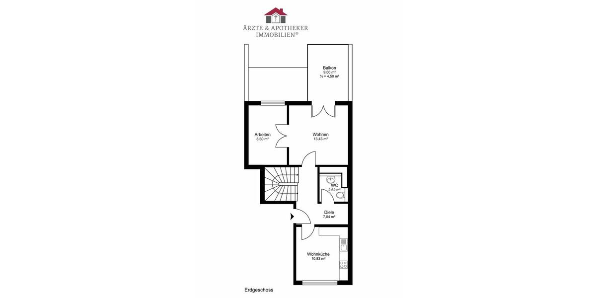 Erdgeschoßwohnung Hamburg Wandsbek - 3 Zimmer, 90 m&sup2;, 2.015&euro; | Angebot:26350378