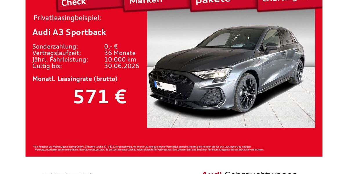 Audi A3 1.899 km 46.940 &euro; Hamburg 22419