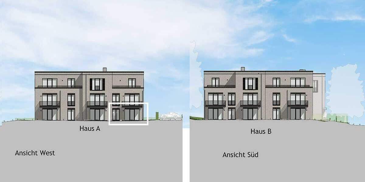 Terrassenwohnung Hamburg Poppenbüttel - 3 Zimmer, 94 m&sup2;, 676.900&euro; | Angebot:26346251