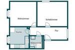 Etagenwohnung Hamburg Volksdorf - 2 Zimmer, 46 m&sup2;, 247.000&euro; | Angebot:26360135