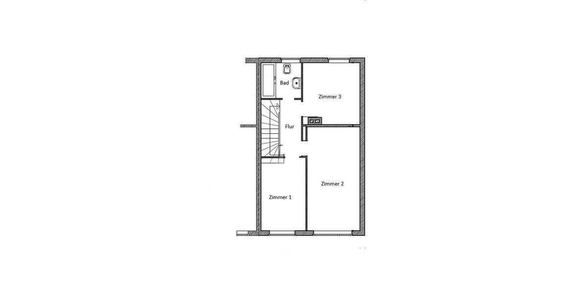 Reihenendhaus Hamburg Eißendorf - 4 Zimmer, 82 m&sup2;, 299.000&euro; | Angebot:25798935
