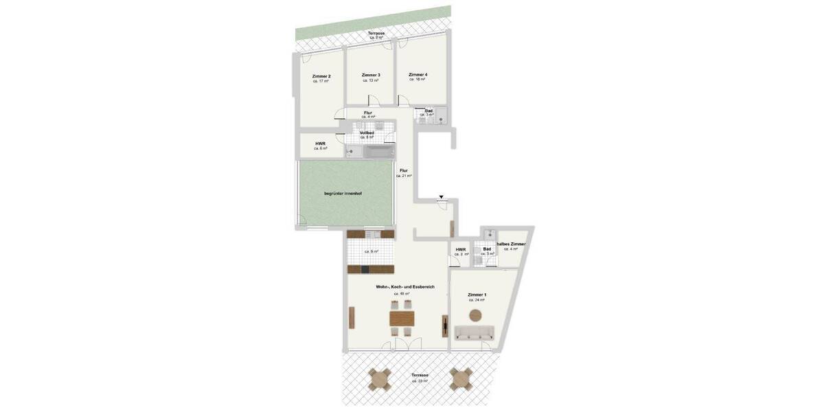 Etagenwohnung Hamburg Hoheluft-Ost - 5 Zimmer, 193 m&sup2;, 2.200.000&euro; | Angebot:25899453