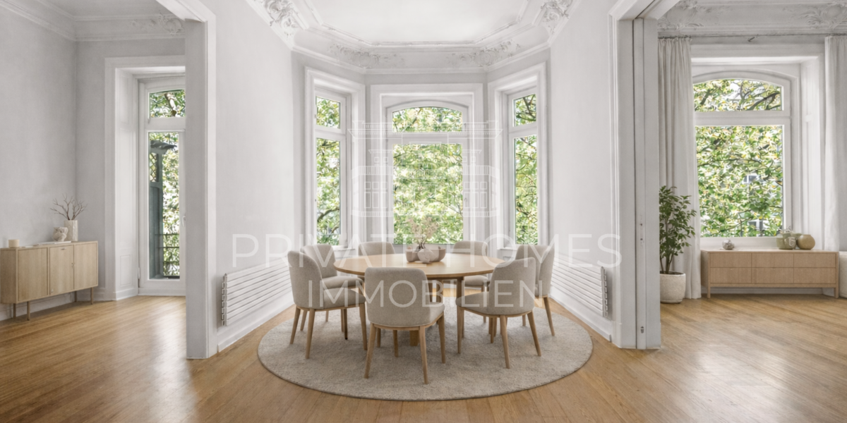 Etagenwohnung Hamburg Harvestehude - 5 Zimmer, 157 m&sup2;, 1.690.000&euro; | Angebot:25820304
