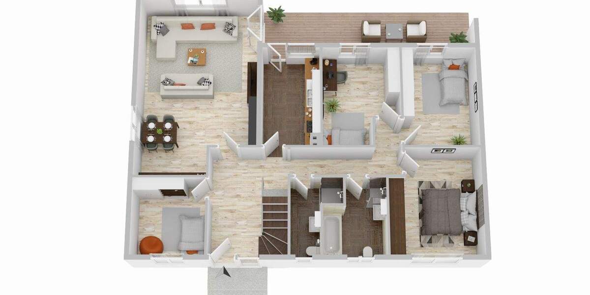 Einfamilienhaus Hamburg Bramfeld - 5 Zimmer, 120 m&sup2;, 695.000&euro; | Angebot:25700495