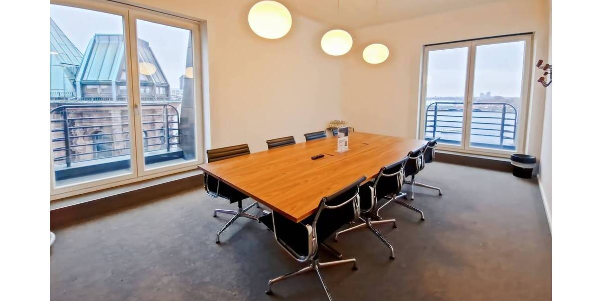 All-inclusive-Zugang zu professionellen Büroräumen für 10 Personen in Signature Jungfernstieg zimmer