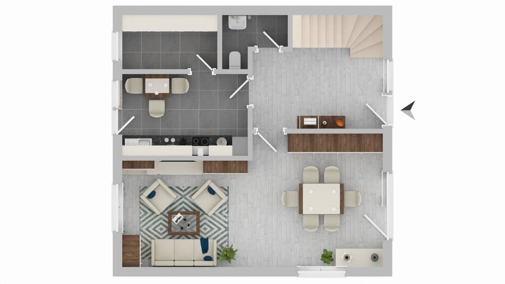Doppelhaushälfte Drage / Schwinde Schwinde - 4 Zimmer, 103 m&sup2;, 349.000&euro; | Angebot:26439355