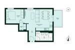 Etagenwohnung Hasloh - 2 Zimmer, 54 m&sup2;, 329.900&euro; | Angebot:25938547
