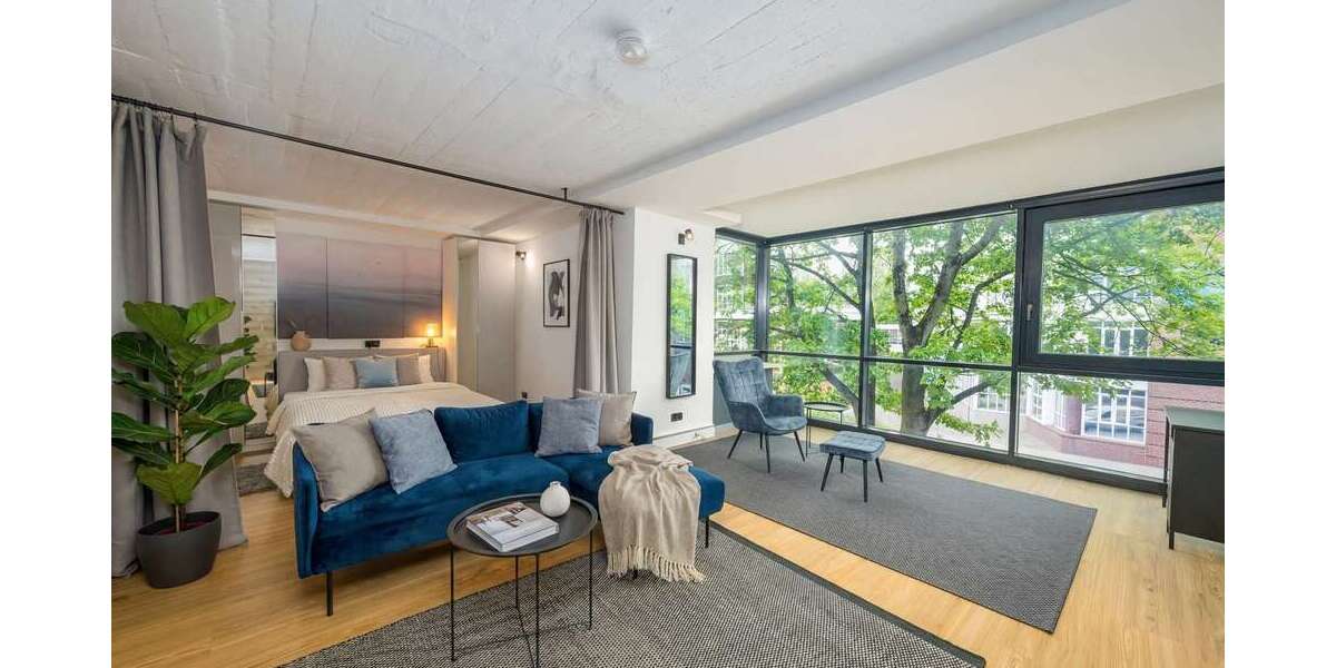 Etagenwohnung Hamburg Barmbek-Nord - 1.5 Zimmer, 51 m&sup2;, 425.000&euro; | Angebot:26950016