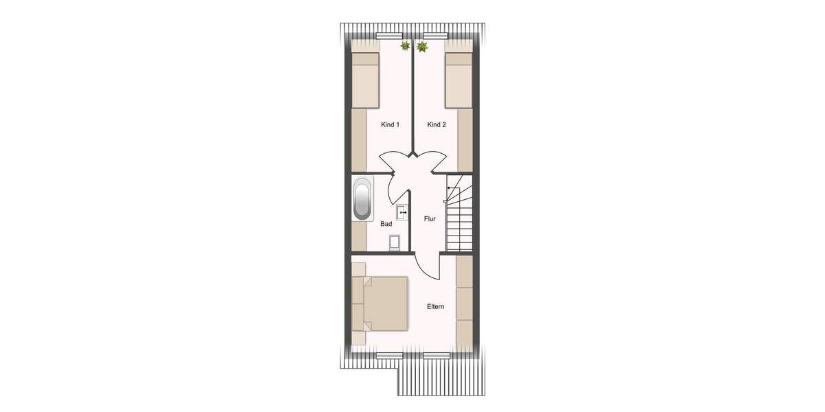 Reihenhaus Buchholz in der Nordheide Buchholz - 4 Zimmer, 87 m&sup2;, 285.000&euro; | Angebot:25660996