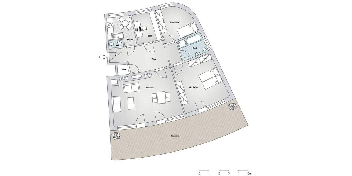 Etagenwohnung Hamburg Uhlenhorst - 3 Zimmer, 110 m&sup2;, 1.350.000&euro; | Angebot:25746592