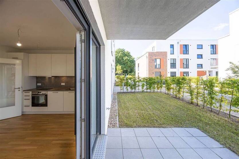 Erstbezug - moderne Terrassenwohnung mit zwei Zimmern