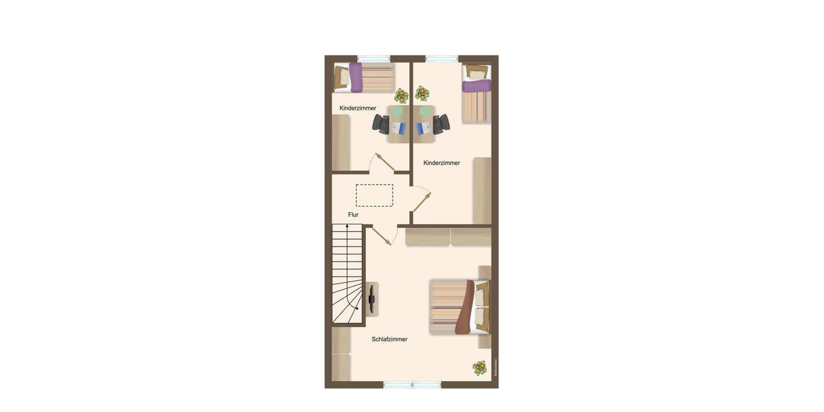 Reihenmittelhaus Hamburg Langenhorn - 3 Zimmer, 82 m&sup2;, 410.000&euro; | Angebot:26451429