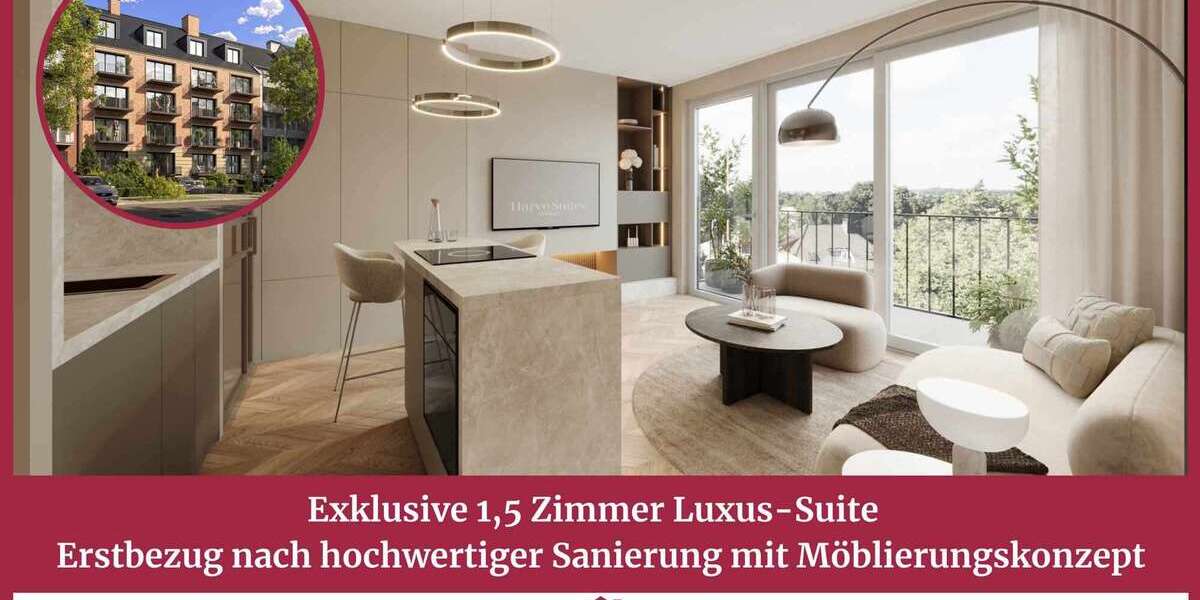Etagenwohnung Hamburg Harvestehude - 1.5 Zimmer, 34 m&sup2;, 475.000&euro; | Angebot:26816065