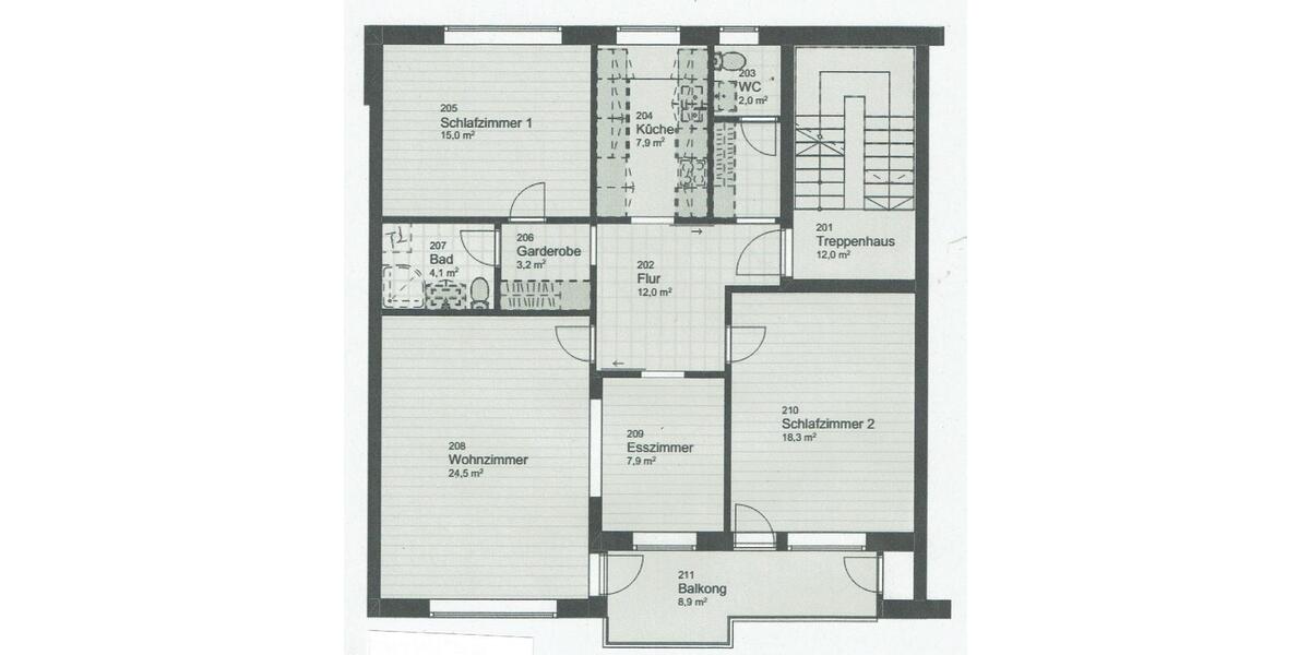 Hochparterre Hamburg Wandsbek - 3.5 Zimmer, 99 m&sup2;, 544.000&euro; | Angebot:27081515