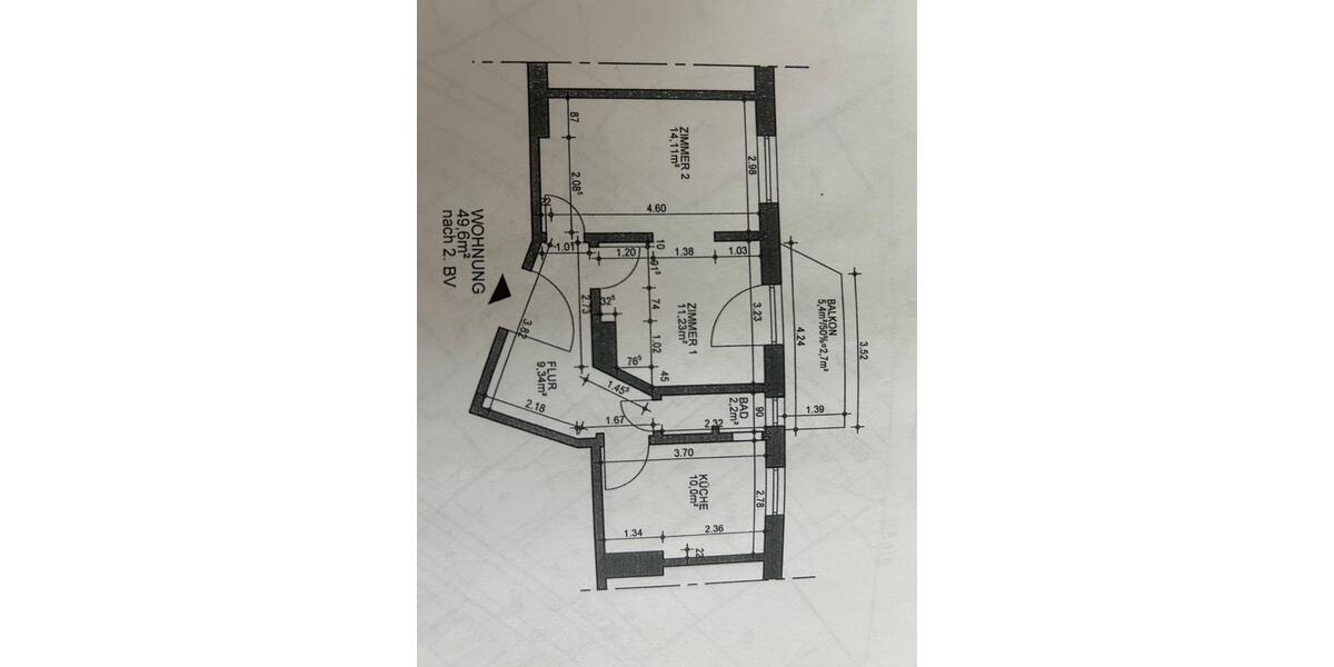 Etagenwohnung Hamburg Hoheluft-West - 2 Zimmer, 50 m&sup2;, 389.000&euro; | Angebot:26226525