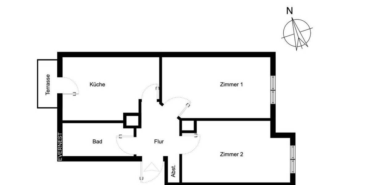 Etagenwohnung Hamburg Neustadt - 2 Zimmer, 48 m&sup2;, 435.000&euro; | Angebot:26391640
