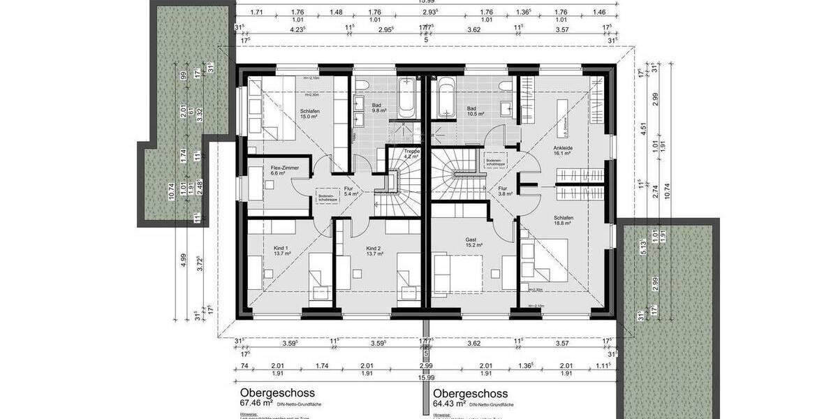 Doppelhaushälfte Hamburg Sasel - 4 Zimmer, 140 m&sup2;, 719.000&euro; | Angebot:26852868