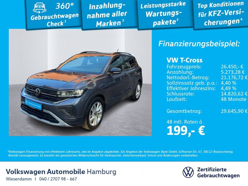 VW T-Cross 25.138 km 26.450 € Hamburg 22303
