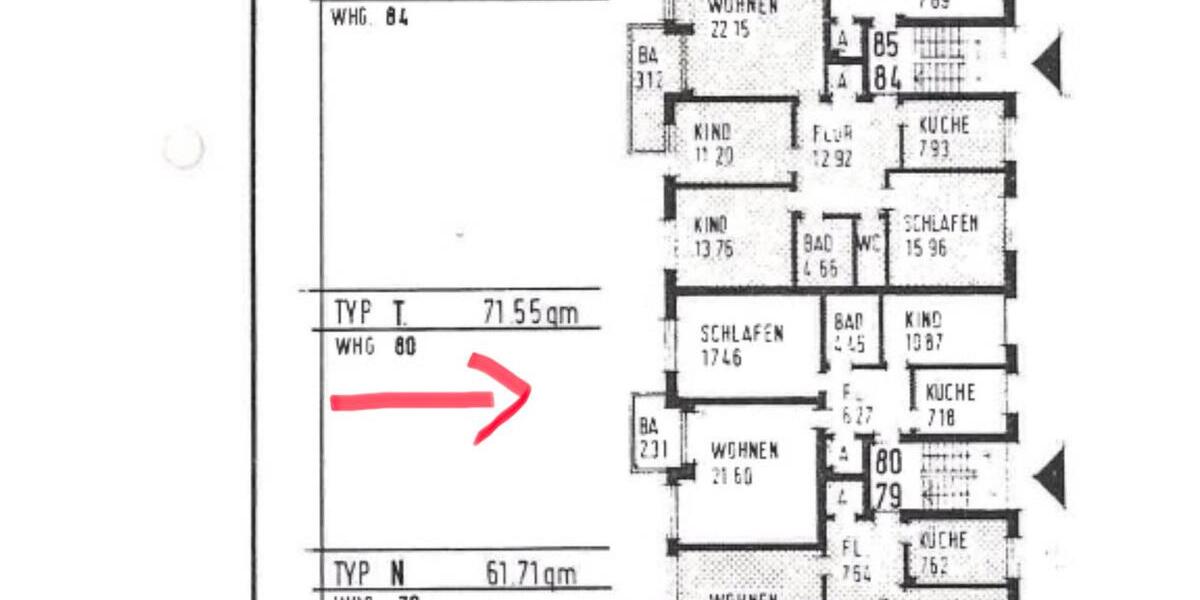 Etagenwohnung Glinde - 3 Zimmer, 71 m&sup2;, 289.000&euro; | Angebot:24781438