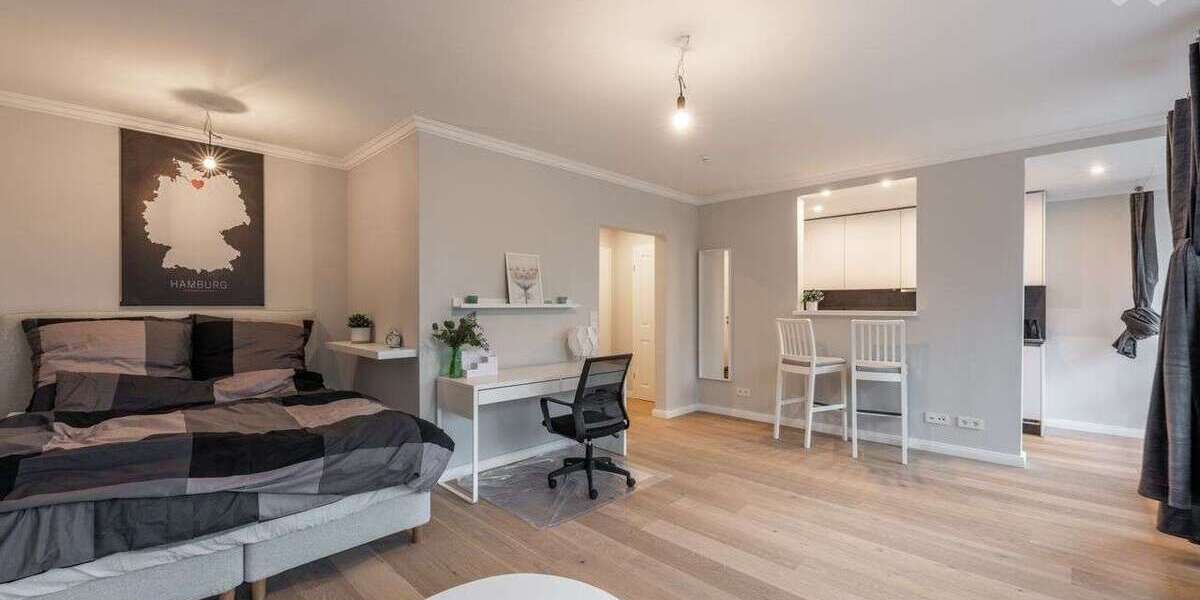 Wohnen auf Zeit in Hamburg 1.380 € 1 zimmer
