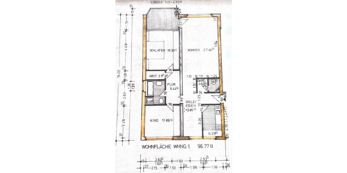 Frisch sanierte 3,5-Zimmer-Wohnung mit Balkon & großem Kellerraum 3 zimmer