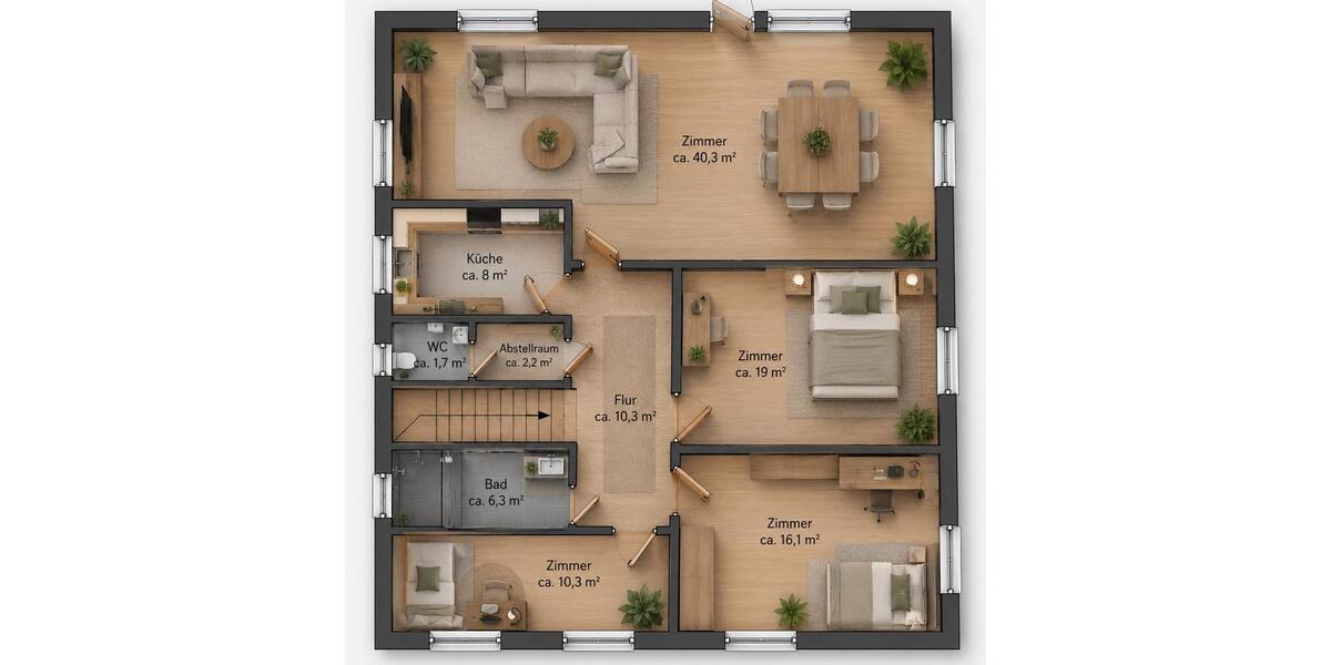 Mehrfamilienhaus, Wohnhaus Hamburg Allermöhe - 6 Zimmer, 157 m&sup2;, 650.000&euro; | Angebot:26838237
