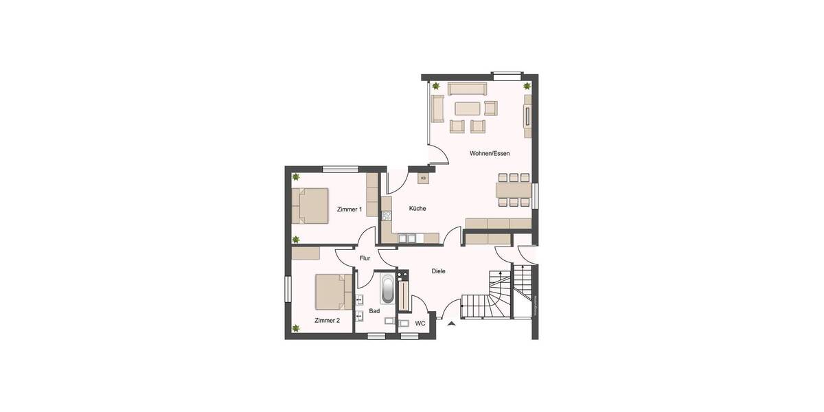 Bungalow Hamburg / Sasel Sasel - 4 Zimmer, 110 m&sup2;, 435.000&euro; | Angebot:23985042
