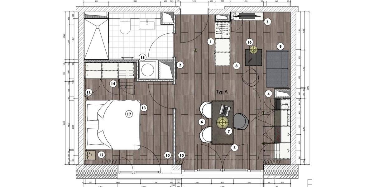 Etagenwohnung Hamburg Hamburg-Mitte - 2 Zimmer, 41 m&sup2;, 1.112&euro; | Angebot:26083384