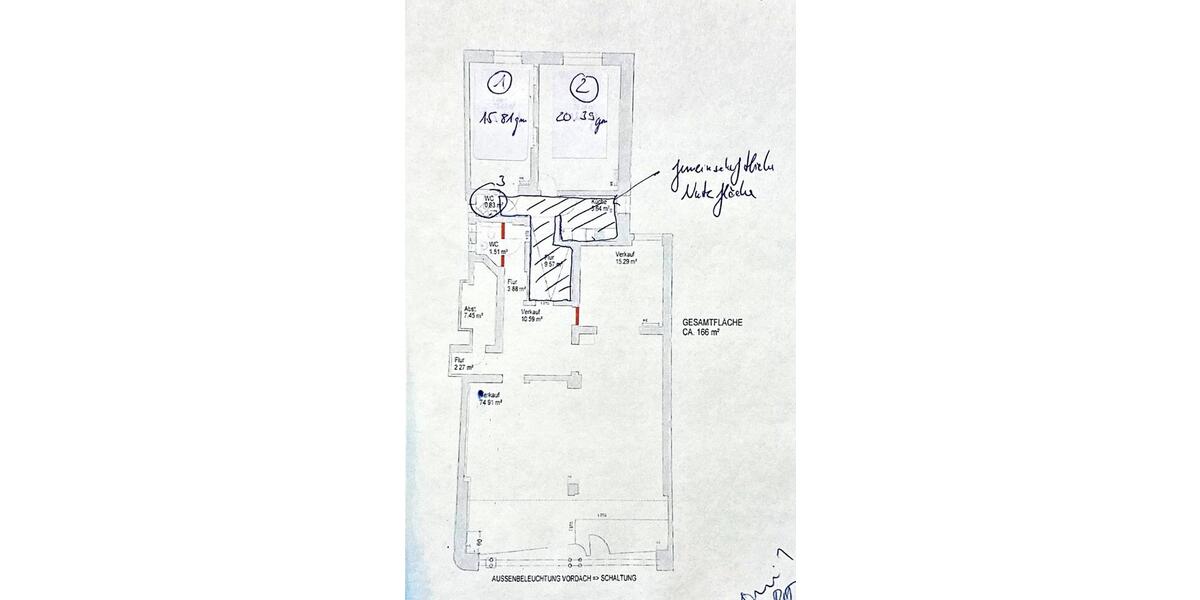 Ladenfläche am Eppendorfer Baum für Einzelhandel oder Kosmetik zimmer