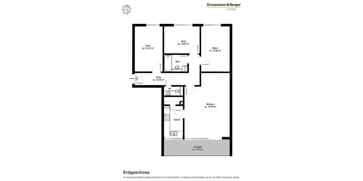 Etagenwohnung Hamburg Farmsen-Berne - 4 Zimmer, 97 m&sup2;, 385.000&euro; | Angebot:25726596