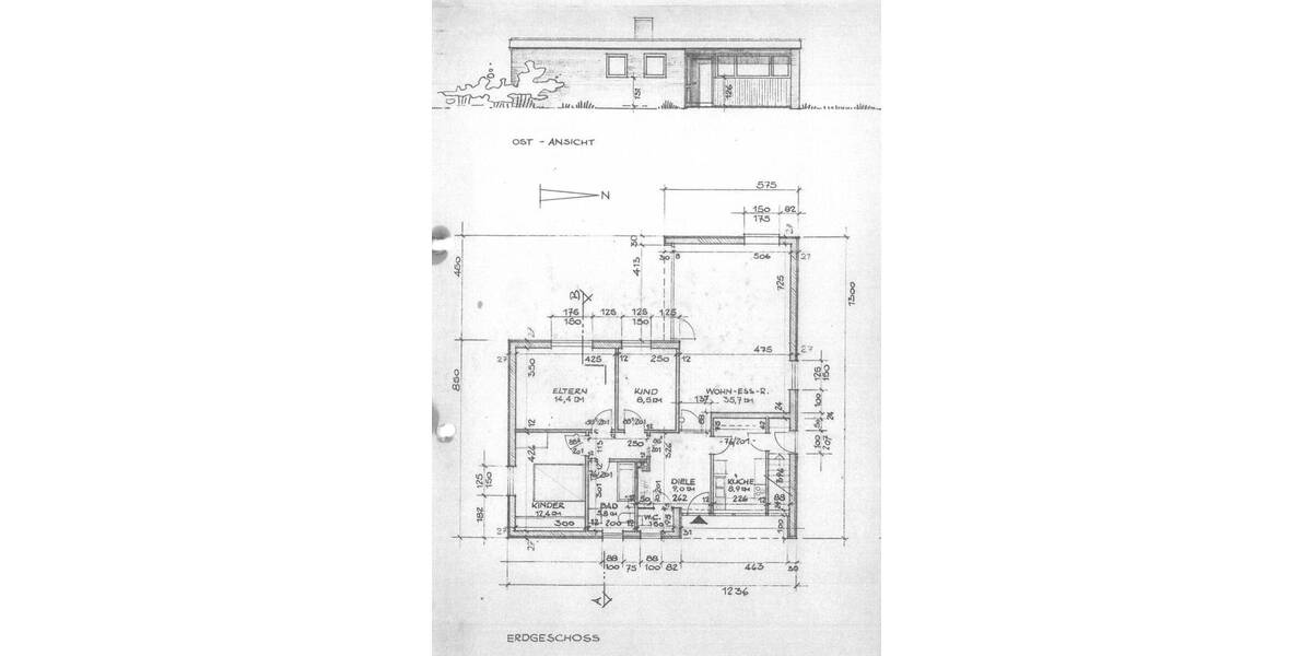 Bungalow Hamburg / Sasel Sasel - 4 Zimmer, 110 m&sup2;, 435.000&euro; | Angebot:23985042