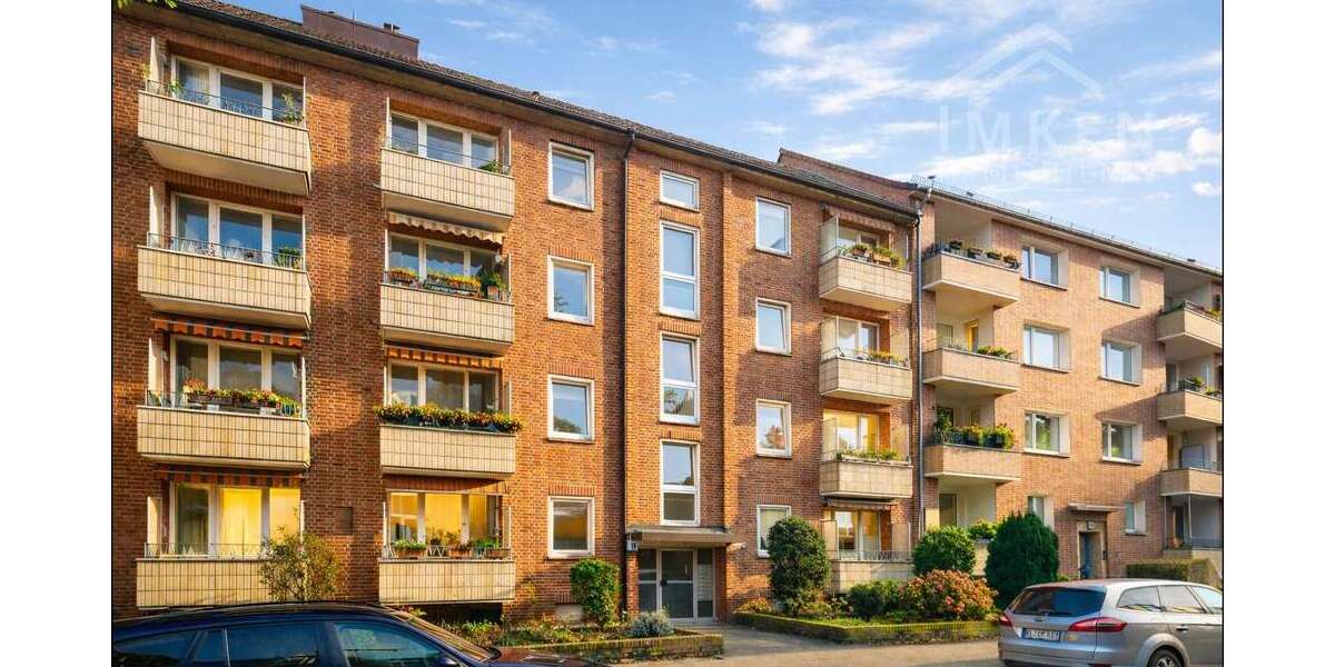 Etagenwohnung Hamburg Borgfelde - 2.5 Zimmer, 60 m&sup2;, 378.000&euro; | Angebot:25432932