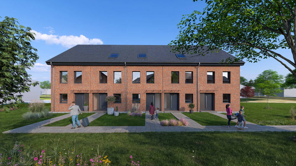 Modernes Klinkerhaus mit 127 m² Wohnfläche im KfW-55 Standard jetzt NEU 