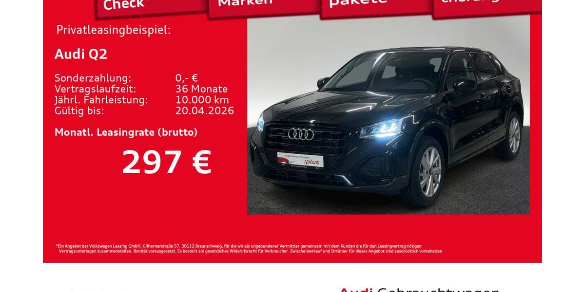 Audi Q2 10.523 km 33.950 &euro; Hamburg 20537