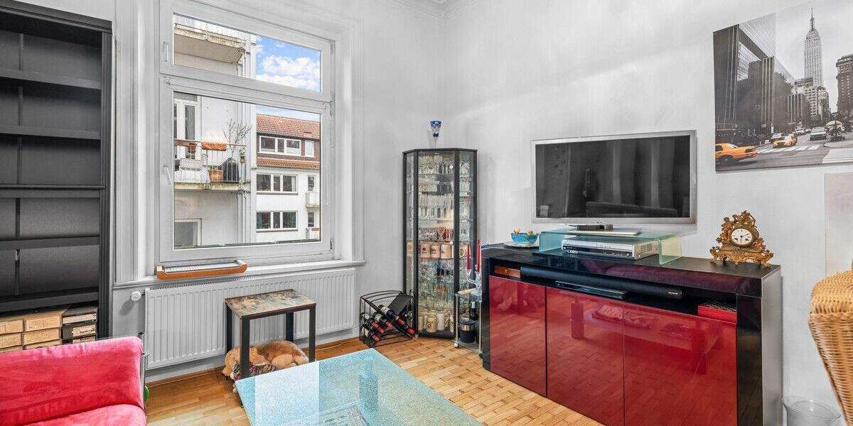 Etagenwohnung Hamburg Rotherbaum - 2 Zimmer, 52 m&sup2;, 449.000&euro; | Angebot:25851565