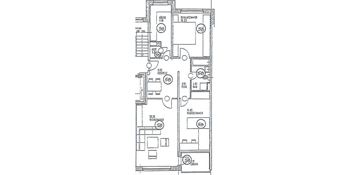Etagenwohnung Hamburg Lokstedt - 3 Zimmer, 370.000&euro; | Angebot:26643951