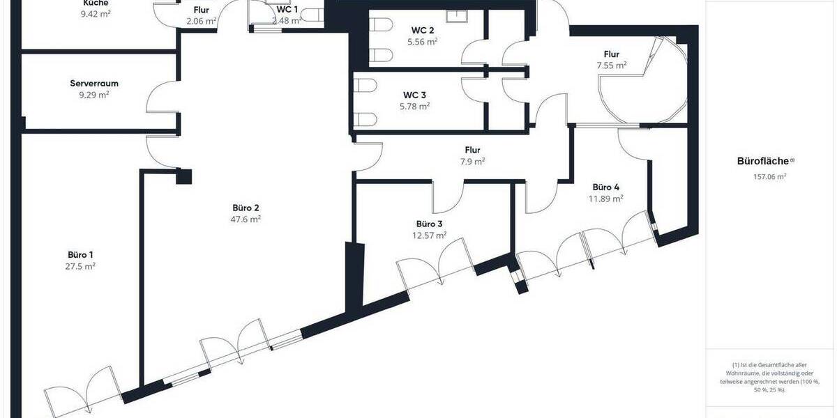 Gewerbeobjekt Buxtehude - 5 Zimmer, 157 m&sup2;, 1.570&euro; | Angebot:26275829