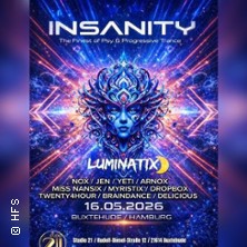 Insanity 16.05.2026 Studio 21 - Musikclub Buxtehude