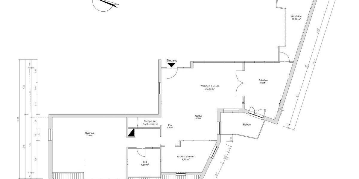 Etagenwohnung Hamburg Harvestehude - 4 Zimmer, 133 m&sup2;, 1.245.000&euro; | Angebot:26155494