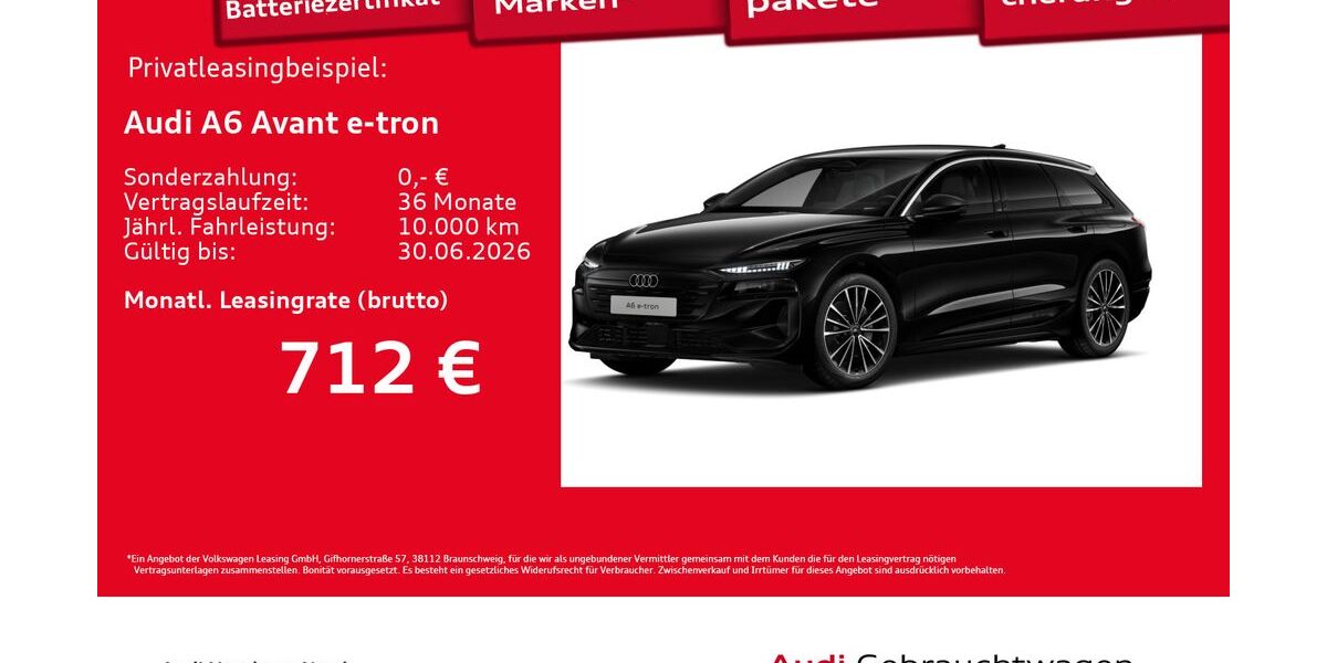 Audi A6 e-tron 13.333 km 65.580 &euro; Hamburg 22419