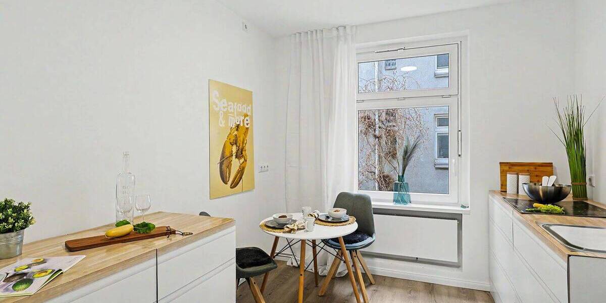 Etagenwohnung Hamburg Barmbek-Süd - 3 Zimmer, 56 m&sup2;, 448.000&euro; | Angebot:26377928