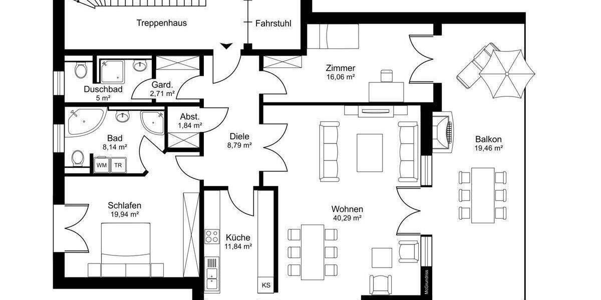 Etagenwohnung Hamburg / Wohldorf-Ohlstedt Wohldorf-Ohlstedt - 3 Zimmer, 131 m&sup2;, 625.000&euro; | Angebot:25738246