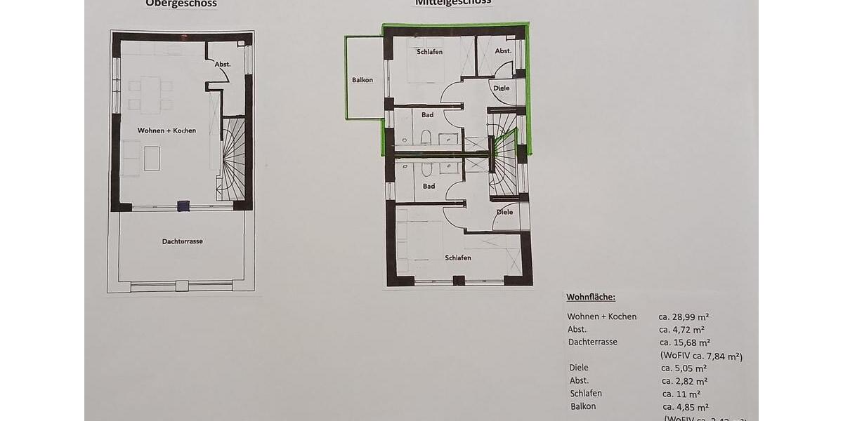 Maisonettenwohnung Hamburg Harburg - 2 Zimmer, 68 m&sup2;, 1.690&euro; | Angebot:26139343
