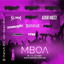 Match Börner Open Air 2026 - Kombi-Ticket 10.07.2026 Stadtpark Norderstedt (Hangwiese)