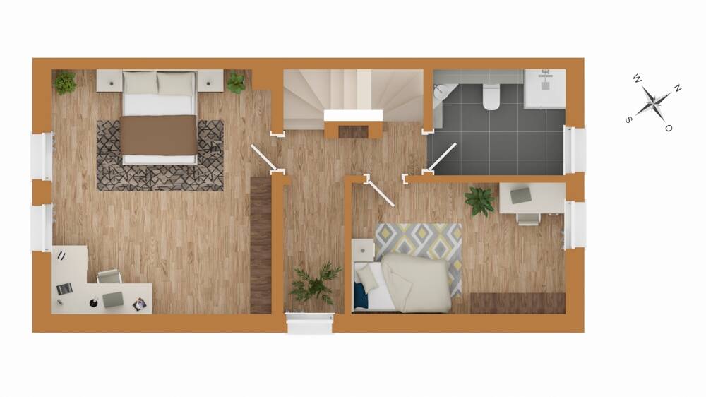 Reihenendhaus Hamburg / Neu-Allermöhe Bergedorf - 4 Zimmer, 107 m&sup2;, 519.000&euro; | Angebot:26894524