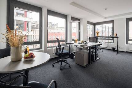 Moderner Workspace direkt am Hauptbahnhof in Hamburg - All-in-Miete